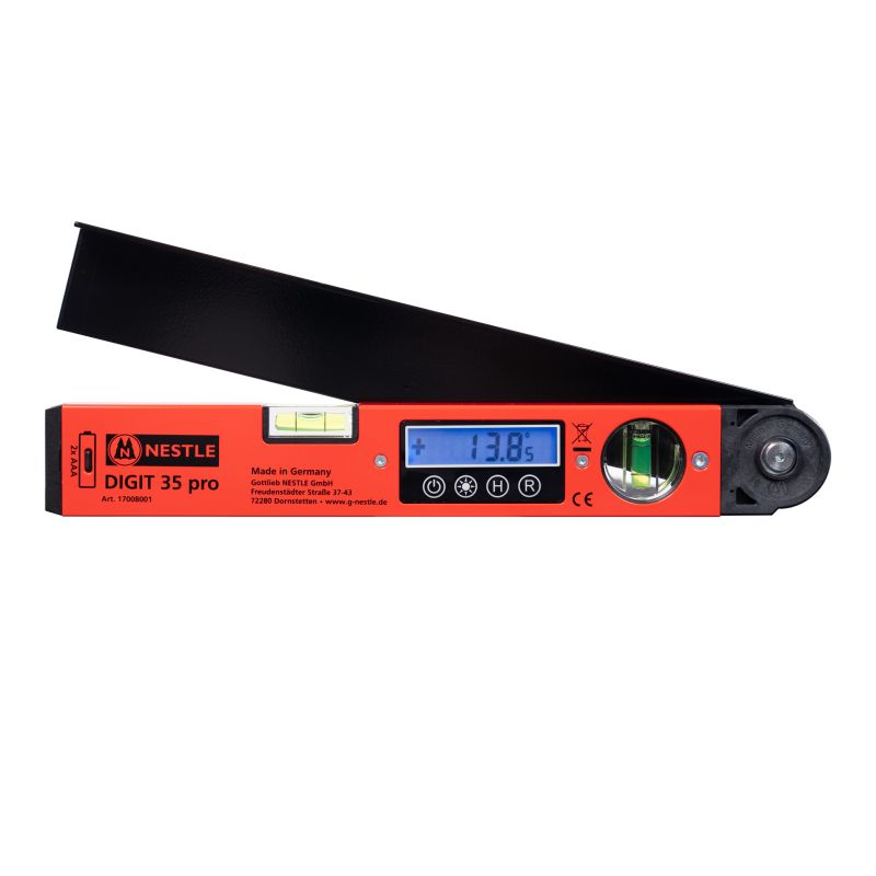 NESTLE DIGIT 35 Pro – Digitaler Winkelmesser & Wasserwaage | Präzise & Vielseitig NESTLE DIGIT 35 Pro – Digitaler Winkelmesser & Wasserwaage | Präzise & Vielseitig